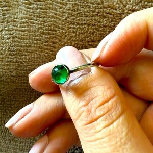 PANDORA May Droplet Ring, Royal-Green